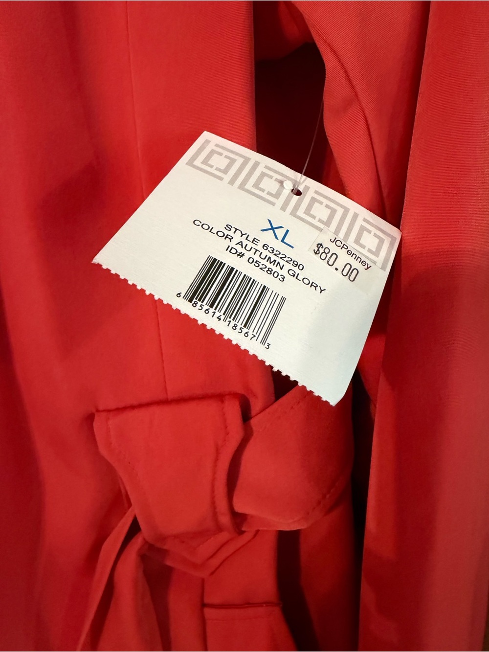 Liz Claiborne XL NWT Belted Trench Coat Hooded Rain Jacket Coastal Preppy - Picture 6 of 15